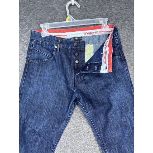 Dainese Jeans Mens 30x32 Blue Strokeville Aramid Denim Motorcycle reinforced - Picture 1 of 15